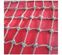 Filet de sécurité Escalade Terrain de Jeu Échelle de Corde de Roche Ensembles d'oscillation Grimper Le Filet en Nylon pour Les patios extérieurs Rampes(8mm-10cm,1X2m/3.3X6.6ft)