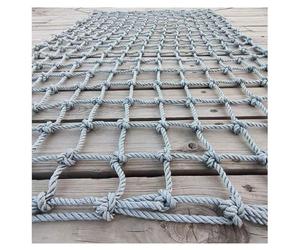 Filet de sécurité extérieur pour l'escalade - Protection antichute en nylon pour enfants, maille durable de 8 à 10 mm, filet de sécurité pour pont suspendu de 2 x 3 m (6,6 x 9,8 pi), idéal p