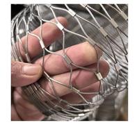 Filet de sécurité flexible en acier inoxydable - 4 cm/1,5 mm - Pour volailles, balustrades, terrains de football et jardins (0,8 x 11 m) - Protection polyvalente