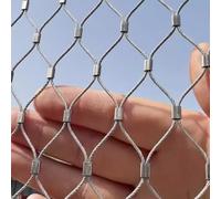 Filet de sécurité pour Balcon et escalier en Acier Inoxydable 304, Maille de 10 cm, 1,5 m x 5 m, Comprend Une Corde de sécurité pour Enfants et Animaux domestiques, résistant à la Corrosion