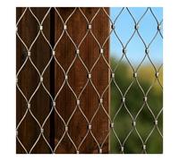 Filet De Sécurité Pour Balcon,Filet De Sécurité for Garde-Corps D'extérieur | Maille Toile Inox, pour les filets grimpants destinés aux pois, haricots, légumes et autres plantes, 3cm/1.5mm 2×5m