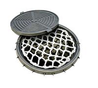 Filet de sécurité pour Couvercle de Regard d'égout en Maille 8x8 cm, Filet de Protection Anti-Chute pour Regard d'égout, adapté aux tuyaux de remontée des égouts et des fosses septiques (dia