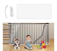 Filet de Sécurité pour Enfants 80cm x 3m Filet de Protection Enfant, Filet Securite Escalier, Bébé Filet de Protection pour Balcon et Escalier, Filet de Protection pour Escaliers, Blanc