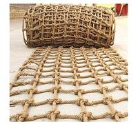 Filet de sécurité pour enfants, filet d'escalade robuste, construction de cordes en jute, maille de 15 cm, clôture de protection pour aire de jeux en plein air
