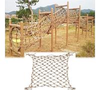 Filet de sécurité pour enfants - Filet en corde de chanvre pour escaliers, balcon, jardin et aire de jeux - 9 x 10 m - Protection anti-escalade pour enfants, sécurisation des rambardes et cl