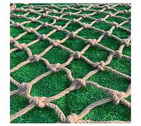 Filet de sécurité pour enfants, protection de bassin robuste, maille épaisse en jute naturelle pour éviter les chutes, grille de 15 cm pour jouer en plein air et sécurité des enfants