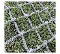 Filet de sécurité pour escalade, décoration intérieure, filet de protection de balcon, corde de chanvre, maille 8 mm d'épaisseur, 1 x 6 m, solution de sécurité durable et polyvalente