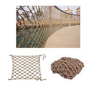 Filet de sécurité pour garde-corps d'extérieur, Filet de Clôture en Corde de Chanvre Décoration Jardin Filet de Sécurité Balcon Escalier Enfants Cloison de Chantier Filet de Plafond Aire de Jeux Enfan