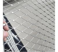 Filet De Sécurité pour Maille De Corde Flexible en Acier Inoxydable Rai, Filet De Clôture De Cerf Durable, Diamètre De Fil De 2,5 Mm, Clôture De Barrière pour an, Mesh 10cm, 3.3x9.8ft/1x3m