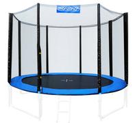 Filet de sécurité pour trampoline 6-8 poteaux - Entrée fermable - Ø 244 - 430cm