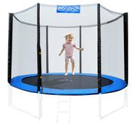 Filet de sécurité pour trampoline 6-8 poteaux - Entrée fermable - Ø 244 - 430cm