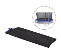vidaXL Filet de sécurité pour trampoline rond 3,96 m PE Noir