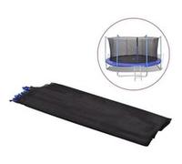 vidaXL Filet de sécurité pour trampoline rond 3,96 m PE Noir
