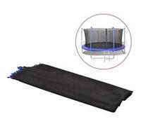 vidaXL Filet de Sécurité pour Trampoline Rond 4,57 m PE Noir pour Enfants