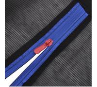 Filet de sécurité pour trampoline rond DILWE - 4,57 m - PE - Noir - 120 cm