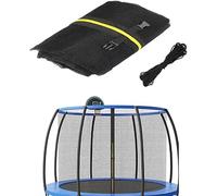 Filet de sécurité pour trampolines de jardin de 244/305/366/427/457 cm, fermeture éclair intérieure de rechange pour 6/8 poteaux de 180 cm de haut Protection de sécurité