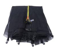 Filet de Sécurité Remplacement pour Trampoline, Filet de Trampoline de Sports de Plein Air pour Enfants avec Zip, Ø 244cm, Noir