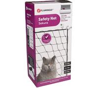 Filet de sécurité Sekura Noir 4 x 3 mètres pour chat - Flamingo