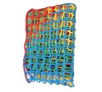 Filet de sécurité tissé coloré sans nœuds - Résistant à la déchirure - Jungle Magic - Tailles personnalisables (2 x 5 m) - Pour utilisation en extérieur, aire de jeux et jardin