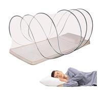 Filet de sommeil pour lit, filet de voyage pliable en maille, filet de sommeil extérieur, tente d'écran portable, filet pour une personne, filet de voyage, filet de sommeil pour insectes, tente de