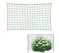 Filet de soutien pour plantes - Treillis en polyester pour plantes grimpantes, légumes, fruits | Filet de jardin robuste pour croissance verticale (filet d'escalade à 9 brins, 0,9 m x 1,8 m)