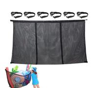 Filet de stockage flottant de piscine haute performance - Grand support flottant anti-déclaration - Organisateur de piscine pour jouets, nettoyage de fête sur la plage, clôture intérieure et entrepôt