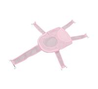 Filet de Support de Siège de Bain à Cinq Coins, Réglable, Universel, en Maille Respirante, Appui-tête Doux, Filet de Bain pour bébé étoile (PINK)