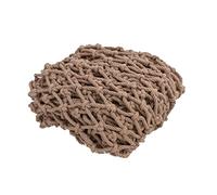 Filet de support en corde de jute naturelle pour plantes grimpantes, haricots et fruits - Style rétro - À suspendre au mur - Taille : 3 x 8 m - Marron clair