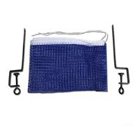 Filet de tennis de table en alliage avec maille en tissu et supports de base de serrage pour simulation de terrain de ping-pong