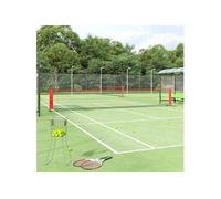 Filet De Tennis Noir Et Rouge 600x100x87 Cm Polyester Vidaxl Vidaxl