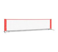 Filet De Tennis Noir Et Rouge 400x100x87 Cm Polyester Vidaxl Vidaxl