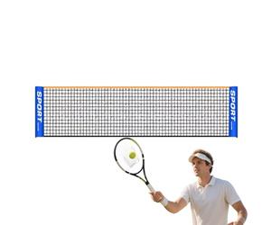 Filet de Tennis Portable Équipement de Court de Tennis, Filet de Badminton Pliable, Maille d'entraînement pour compétition Filet de Volleyball pour intérieur ou extérieur, Jardin, Cour, école, Club