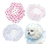 Filet de Tête pour Chien Lot de 4 Filets en Ajustables pour Empêcher le | Masque de Protection Faciale pour Chien Pour Les Promenades De Votre Chat, Ainsi Que L'Exploration En Intérieur