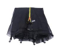 Filet de trampoline de rechange respirant et résistant aux intempéries - Enclos de sécurité pour trampoline de 4,3 m avec poteaux 6/8, filet de protection pour lit de saut