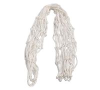 Filet de Transport Basketball, Sac à Corde en Polyester Tissé Léger | Polyester Tissé Résistant Cordon Serrage Sécurisé Blanc Usage Multi-sport Équipement Entraînement
