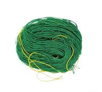 Filet de treillis de jardin vert pour plantes grimpantes en polyéthylène robuste pour tomates, concombres, haricots et légumes dans une serre de cour extérieure 3 x 3 m (3 x 3 m renforcé)