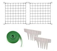 Filet de treillis élastique avec crochets, filet de support pour plantes | Filet de treillis pour vigne, filet d'entraînement réutilisable pour plantes potagères avec grille fine pour fleurs