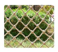 Filet de treillis en chanvre pour plantes grimpantes - Décoration murale en jute naturelle et accessoires de terrasse 8 mm/20 cm - Plusieurs tailles (3 x 4 m) - Filet de soutien durable pour jardin