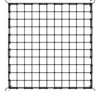 Filet de treillis en polyester hautement élastique pour plantes grimpantes, légumes, fruits et fleurs, maille de soutien de jardin réglable pour extérieur et intérieur, noir, 0,6 x 0,6 m à 1,5 x 1,5 m