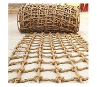 Filet de treillis pour plantes grimpantes, corde en jute naturelle pour décoration murale/terrasse, maille de 12 mm, 2 x 3 m, accessoires de soutien de jardin