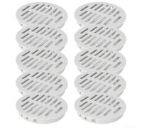Filet de ventilation pour meubles de 80 mm pour armoires, améliore la circulation de l'air et aide à prévenir les problèmes de moisissure et de parasites, fabriqué en plastique PP durable (gris)