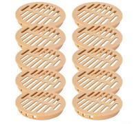 Filet de ventilation pour meubles de 80 mm pour armoires, améliore la circulation de l'air et aide à prévenir les problèmes de moisissure et de parasites, fabriqué en plastique PP durable (orange)