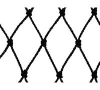Filet de volière - Maille de 60mm Noir 12.5m x 5m