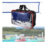 Filet de Volley-Ball de Piscine 15 x 3 FT, Nylon Filet Plage Plage Réglable Net de Volleyball de Piscine Résistant Portable pour Extérieur, Jardin, Piscine, Plage