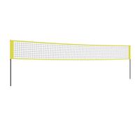 Filet De Volley-Ball Jaune Et Noir 823x244 Cm Pe Tissu Vidaxl Vidaxl