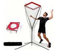 Filet de Volley-Ball Pliable, Angle réglable, Filet de Rebond, Cible, équipement d'entraînement, idéal for améliorer Les Techniques de volée, de Rebond et de Smash.