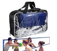 Filet de volley pour piscine,Conçu pour un usage intensif imperméable et résistant aux intempéries - Filet de rechange pour volley-piscine,pour et adultes eau lac terrain ponton intérieur jardin extér
