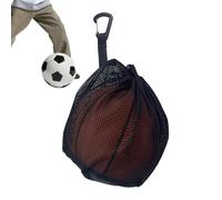 Filet de volleyball avec clip - 30,5 x 25,4 cm - Support de balle avec clip - Sac en tissu Oxford pour le transport d'équipements sportifs | Rangement d'acces