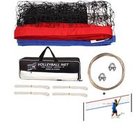 Filet de volleyball de plage de rechange pour sports de plein air avec sangles latérales renforcées | Filet de volleyball portable durable pour la plage au bord de la piscine dans le filet de pelot