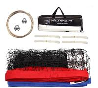 Filet de volleyball d'extérieur - Configuration de volleyball durable, sportif pliable pour patio | Équipement compétitif pour piscine, terrain de plage, jeu de jardin, filet